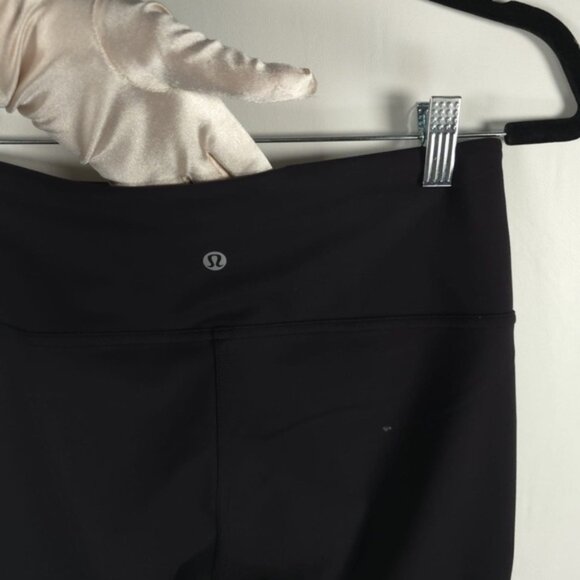 Lululemon Sweat & Repeat Black/Dahliascape Multicolored Leggings Size 10 - Picture 10 of 15